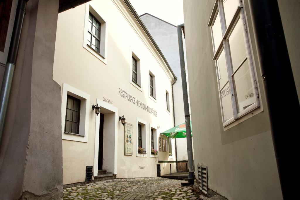 Penzion A Restaurace Modra Ruze Tabor Exterior photo